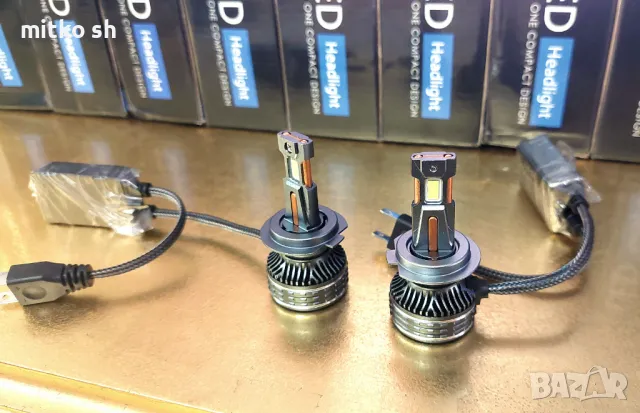 H7 Led +500% автомобилни крушки, снимка 4 - Аксесоари и консумативи - 49578494