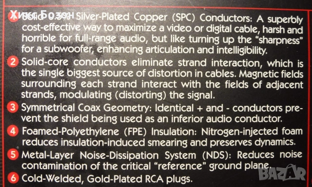 Висококачествен интерконект RCA-RCA /чинч/ Audioquest USA   кабел, снимка 7 - Грамофони - 53666576