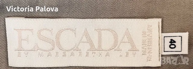 Модерен панталон ESKADA 75% тънка вълна, снимка 10 - Панталони - 47447536