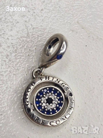 Гривна сребро с 23 броя талисмани , снимка 13 - Гривни - 53730695