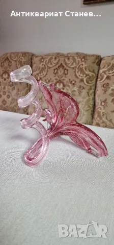 🌹Прелестно Мурано цвете с осукано стъбло

, снимка 15 - Декорация за дома - 48001613