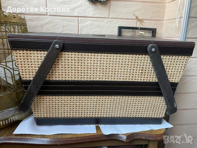 Красива кошница за пикник от Англия , снимка 9 - Антикварни и старинни предмети - 50634080