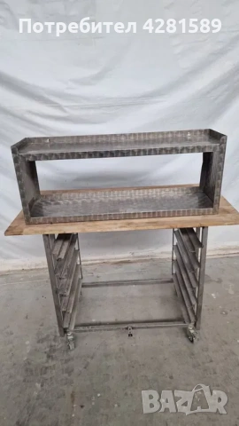 Рафт / полица за стена изцяло от неръждаема стомана, снимка 6 - Други машини и части - 53655920