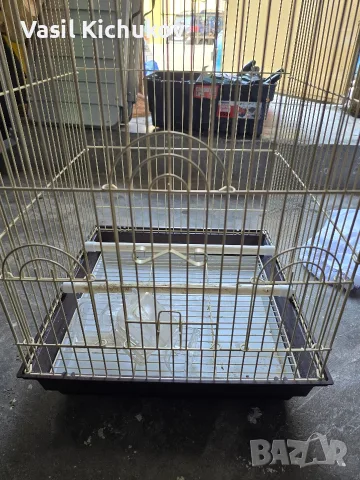 Клетка за птици + аксесоари, снимка 2 - За птици - 56300936