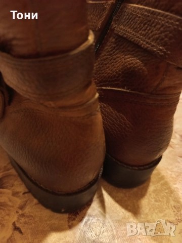 Нови Дамски Зимни Боти Изцяло от Естествена Кожа 38 , снимка 12 - Дамски боти - 52684338
