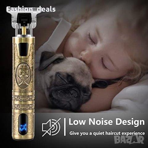 Нов Професионален тример Електрическа самобръсначка машинка за подстригване на коса Мъже Подарък, снимка 2 - Тримери - 41892972