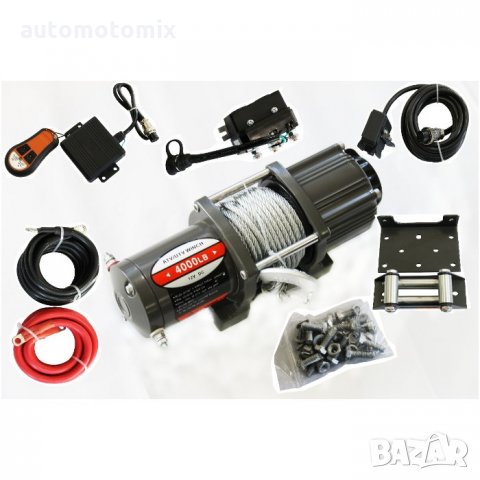 ЕЛЕКТРИЧЕСКА ЛЕБЕДКА 4000LBS, 1818КГ - 181497, снимка 2 - Аксесоари и консумативи - 34833979