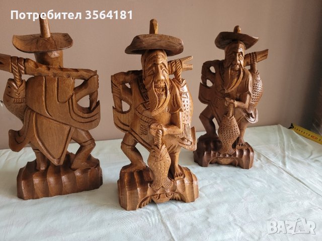 дървени склуптори , снимка 1 - Антикварни и старинни предмети - 42027764