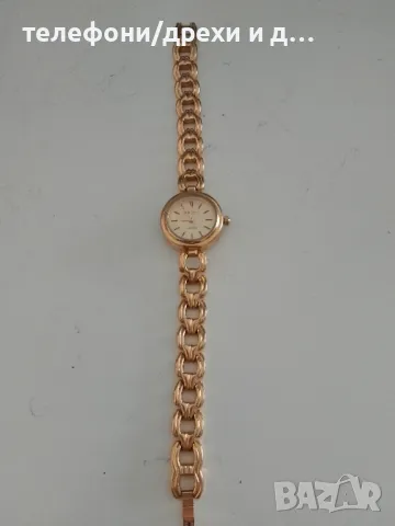 Дамски златист часовник Constant за ремонт на каишката, снимка 2 - Дамски - 49772189