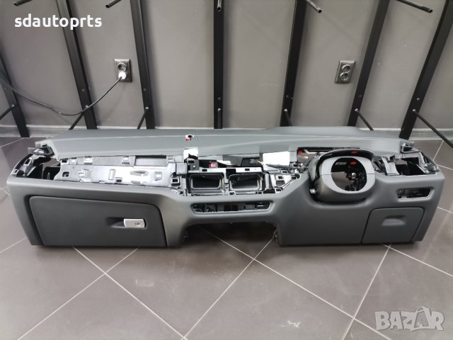 НОВО Арматурно Табло RHD BMW X5 G05 X7 G07 Lci Черна Кожа Кафяв Шев - A87, снимка 3 - Части - 41549243