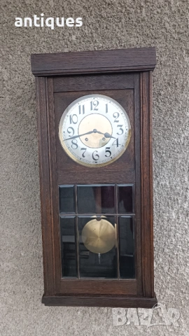 Стар стенен часовник - LFS - Germany - Антика - 1920" год., снимка 6 - Антикварни и старинни предмети - 53267146