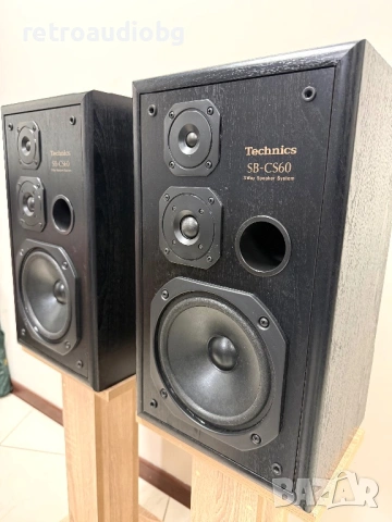 🔈Ретро трилентови тонколони Technics SB-CS60 - 60-120W - 8 инча🔈, снимка 2 - Тонколони - 53685073