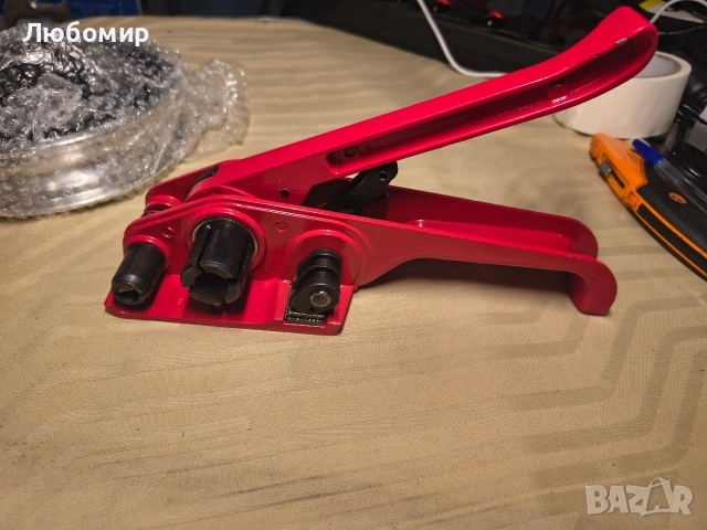 Обтегач за връзване на PES PP PET лента 13 - 19 мм, обтегач за метална лента, QWORK, снимка 3 - Други машини и части - 53412074