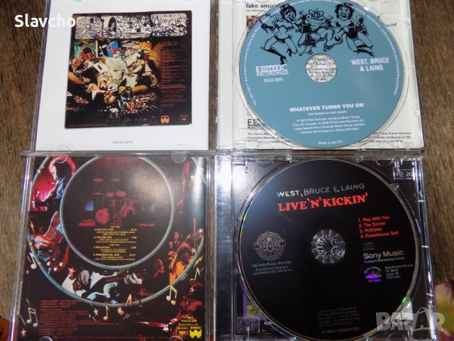 Компакт дискове на-West,Bruce & Laing-Play With Fire/Whatever Turns You On/Live n'Kickin'/Why Dontch, снимка 5 - CD дискове - 40284829