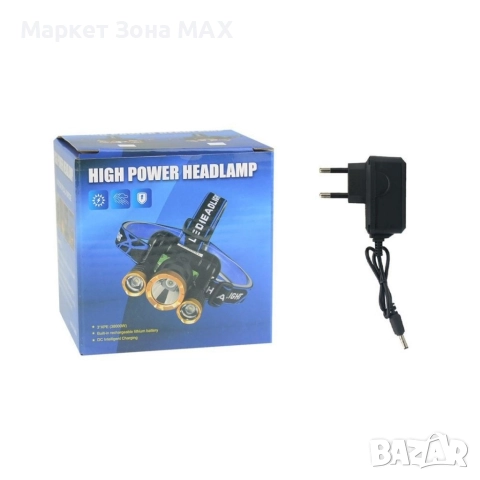 Фенер за глава с регулируема лента и вградена акумулаторна батерия FL101, снимка 4 - Къмпинг осветление - 52863865