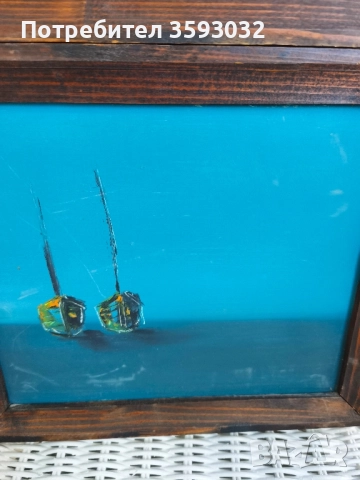 Две стари маслени картини , снимка 6 - Картини - 52162276