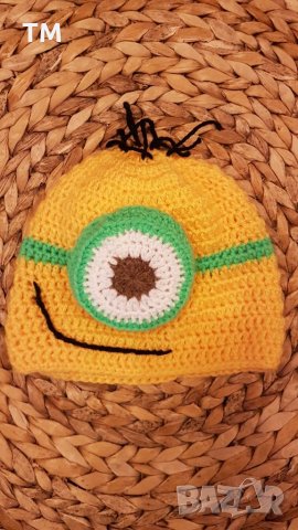 Ръчно плетени бутикови 3D шапки с любими детски герои, снимка 10 - Шапки, шалове и ръкавици - 34535794