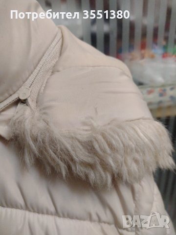  Яке за момиче/юношеско  момическо яке с качулка с пух , снимка 3 - Детски якета и елеци - 39203280