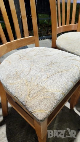 Дървени дъбови столове 2 броя, снимка 7 - Столове - 52665171