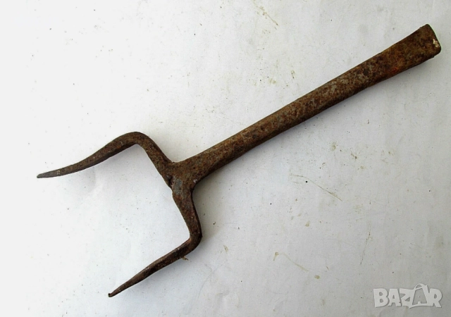 Антична примитивна наковалня - ковашки инструмент, снимка 3 - Антикварни и старинни предмети - 51456117