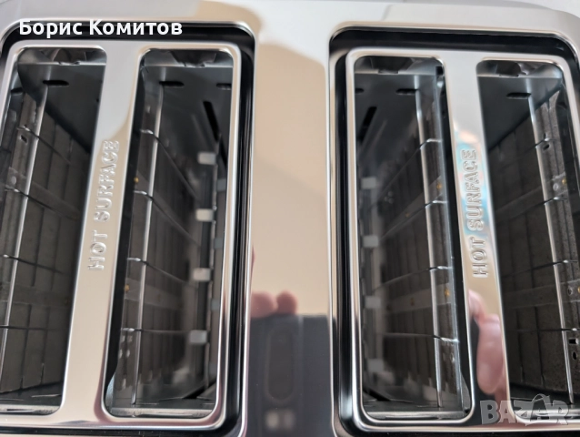 SEEDEEM Тостер 4 филийки, LCD дисплей, снимка 5 - Тостери - 51766707