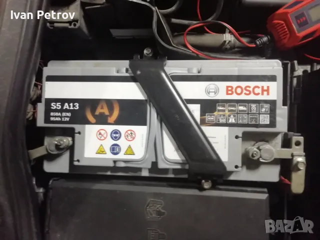 Продавам употребяван акумулатор BOSCH S5 A13, AGM