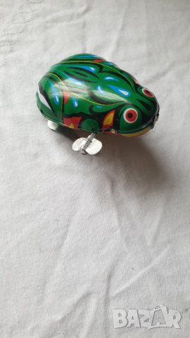 Детска ламаринена играчка-жаба, снимка 2 - Колекции - 44496530