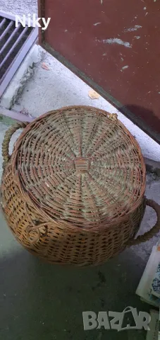 Плетен кош 65х40 см., снимка 4 - Декорация за дома - 48089075