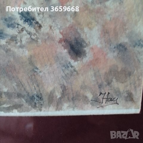 Картина туш и водни бои, снимка 3 - Картини - 40852274