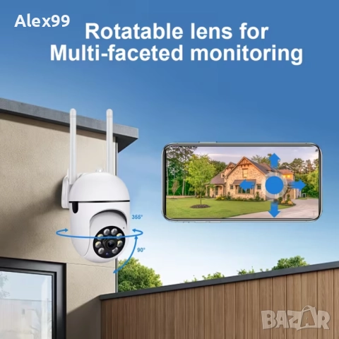 2 бр. wi-fi smart камера, снимка 5 - HD камери - 52797206