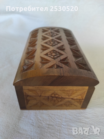 Дървена кутия за бижута, снимка 2 - Ръчно изработени сувенири - 36054295