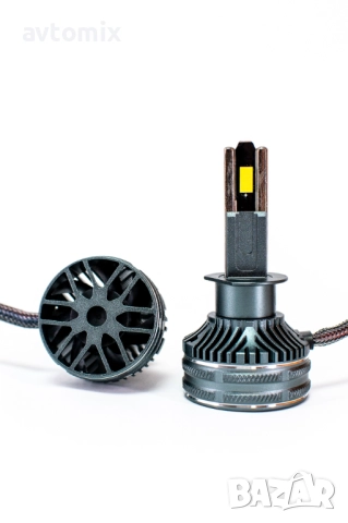 LED Крушки Н1 100w 10000LM,12-24v canbus, снимка 4 - Аксесоари и консумативи - 51804185