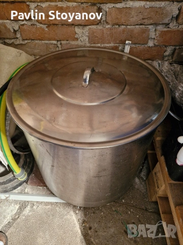 Перфектен казан 80л.на Хром Силистра от 80те години 