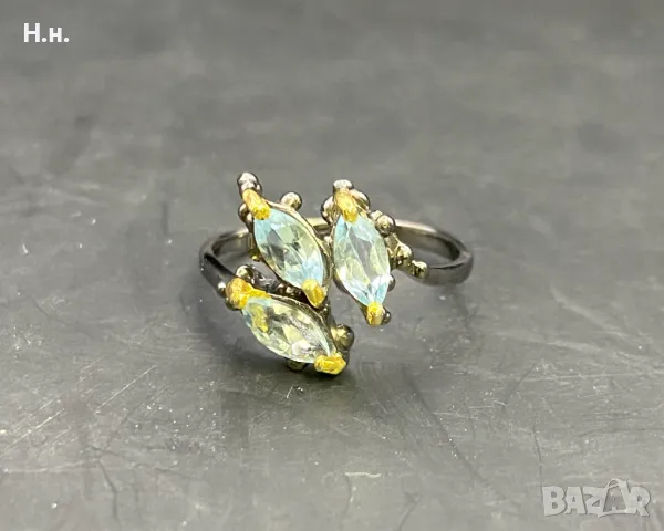 Сребърен дамски пръстен