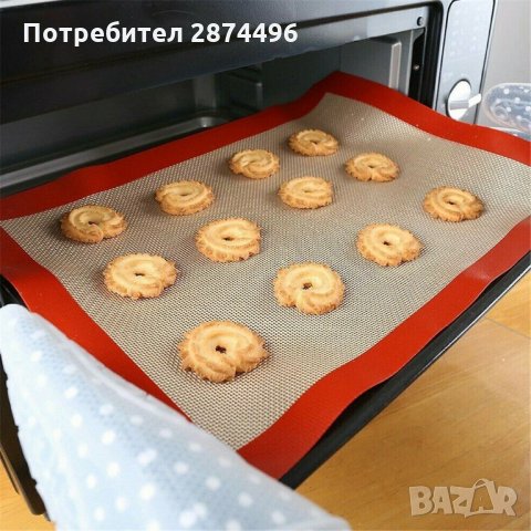 2881 ПОДЛОЖКА ЗА ПЕЧЕНЕ ОТ ФИБРОСТЪКЛО И СИЛИКОН, снимка 3 - Други - 35763686