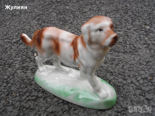  СТАР ПОРЦЕЛАН КУЧЕ IZIDA ИЗИДА КАРАКАЧАНСКА ОВЧАРКА, снимка 2 - Антикварни и старинни предмети - 40369072