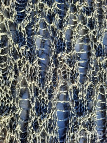 Сребристо пуловерче без ръкав плетиво размер Л, снимка 4 - Корсети, бюстиета, топове - 39091364