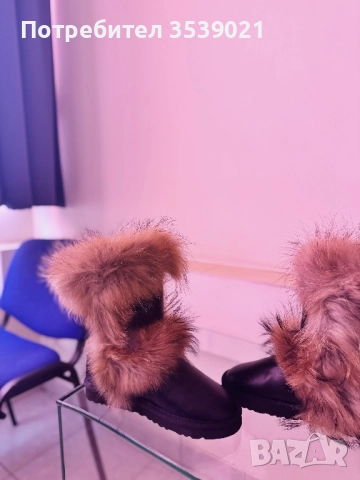 Чисто нови ботуши от естествена кожа с естествен косъм , снимка 5 - Дамски ботуши - 52774467