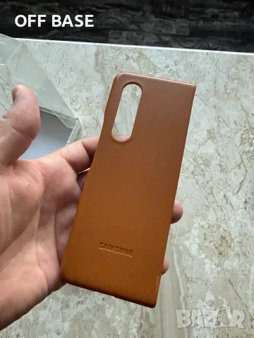Оригинален Leather Case за Samsung Z Fold 3, снимка 6 - Калъфи, кейсове - 56275040