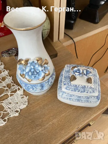 Ваза и кутия за бижута