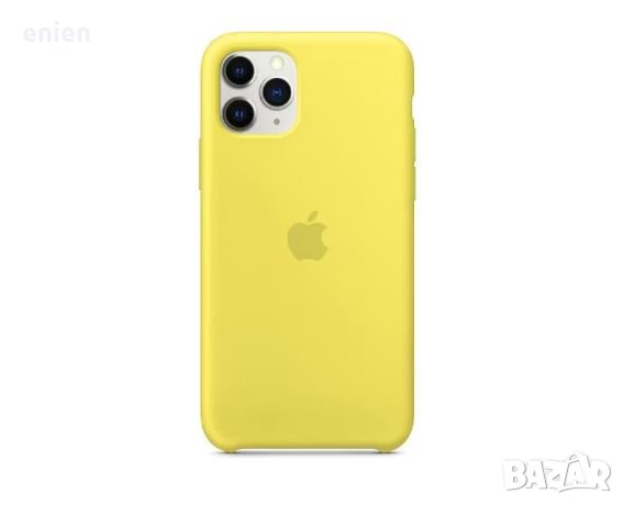 Силиконов Кейс Apple за iPhone 11 Pro / Yellow Жълт /, снимка 2 - Калъфи, кейсове - 41911620