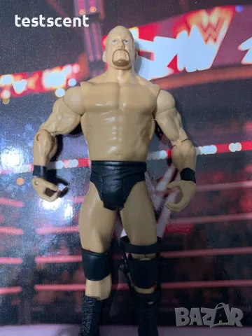 Екшън фигура WWE Stone Cold Steve Austin Ледения Стив Остин Mattel basic figure играчка WWF WCW, снимка 2 - Колекции - 48438530