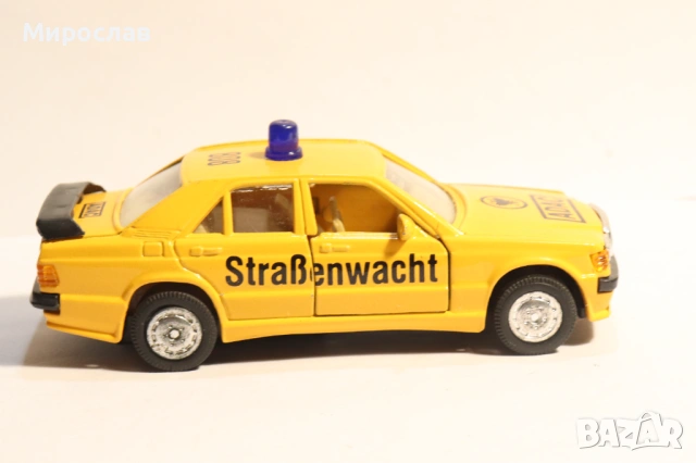 1/43??? ADAC MERCEDES BENZ 190 E КОЛИЧКА КАМИОН МОДЕЛ, снимка 5 - Колекции - 53341317