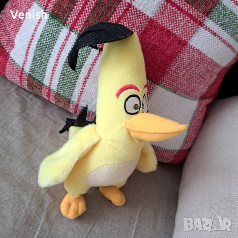  Чък (Chuck) от поредицата Angry Birds, снимка 3 - Плюшени играчки - 52836584