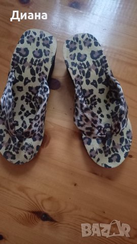 Летни чехли сатен, снимка 2 - Чехли - 41041953