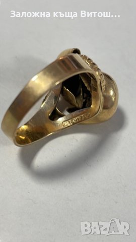 Златен Пръстен 18к/4.60 гр., снимка 5 - Пръстени - 40200529
