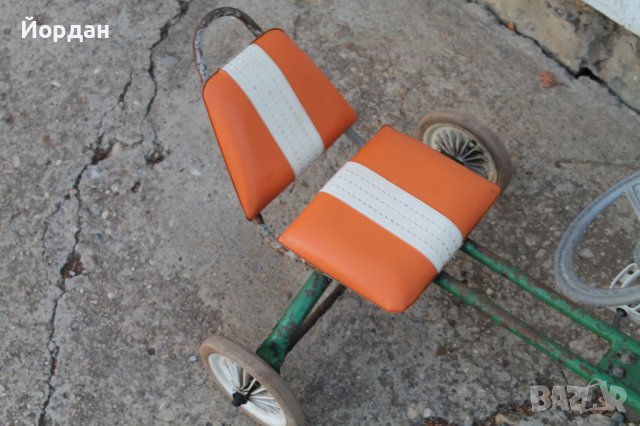 Детска количка с педали - произведена в Норвегия, снимка 2 - Антикварни и старинни предмети - 38629005