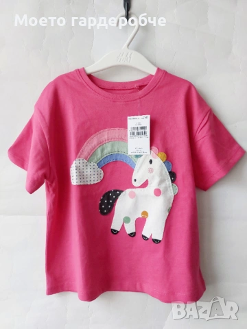 Нова тениска за момиче на Next, размер 98 (2-3г.)