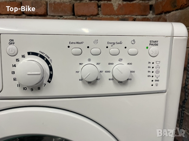 Пералня Indesit EWSC 1200 оборота 6 кг, снимка 4 - Перални - 52829994