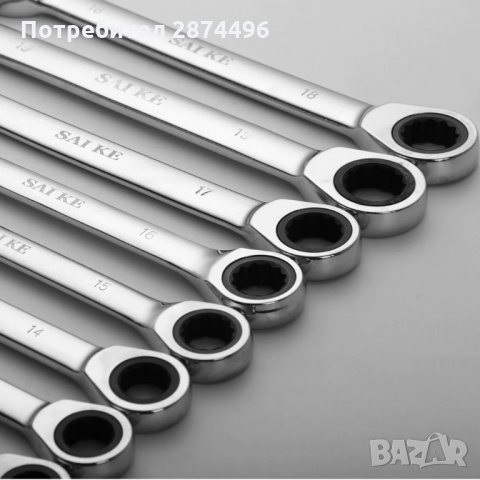 3084 Ключ с тресчотка, снимка 2 - Ключове - 35831787